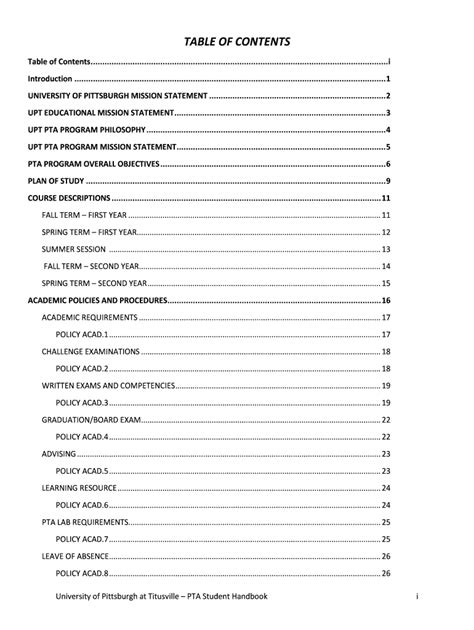 psa vision and mission|TABLE OF CONTENTS .